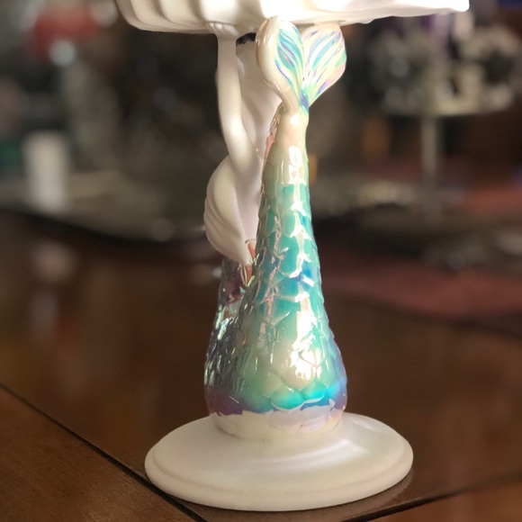 Iridescent Mermaid Candle Holder Bath and Body - Picture 3 of 6